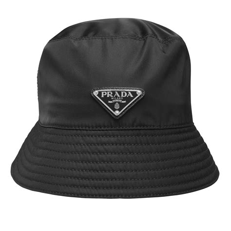 black and red prada hat|black nylon bucket hat.